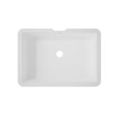 Lavabo solid surface Corian 450 x 300 x 110 mm Glacier White