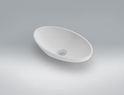 Lavabo solid surface Acrylic oval 50 X 30 x 10 cm